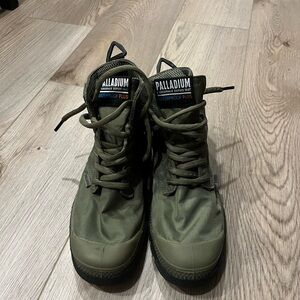Palladium Dark Green Waterproof Plus Boots